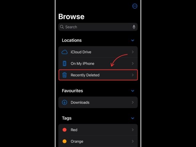 How to empty trash on iphone