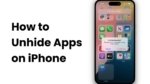 How to unhide apps on iPhone