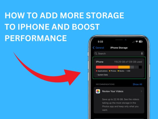 How to add more storage to iPhone