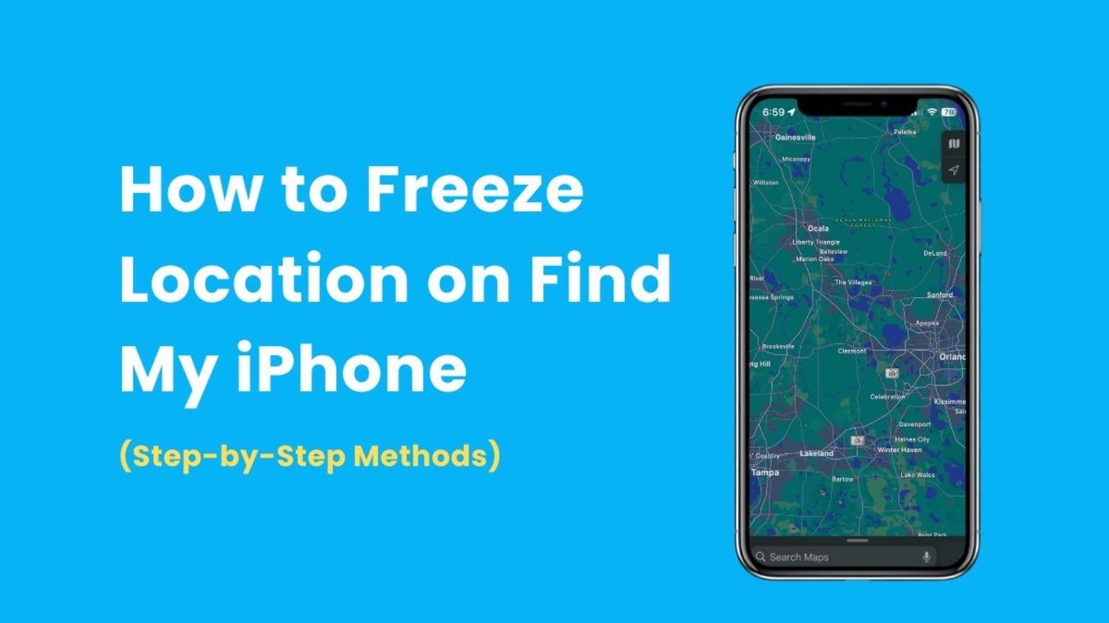 How to Freeze Location on Find My iPhone